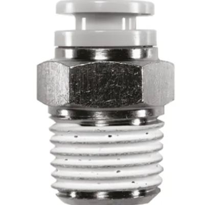 SMC 4MM X 1/4 BSP STRAIGHT ADAPTOR