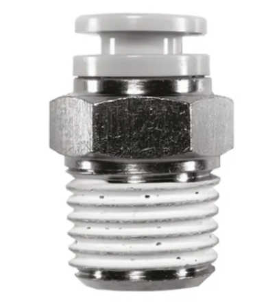 SMC 8MM X 1/8 BSP STRAIGHT ADAPTOR