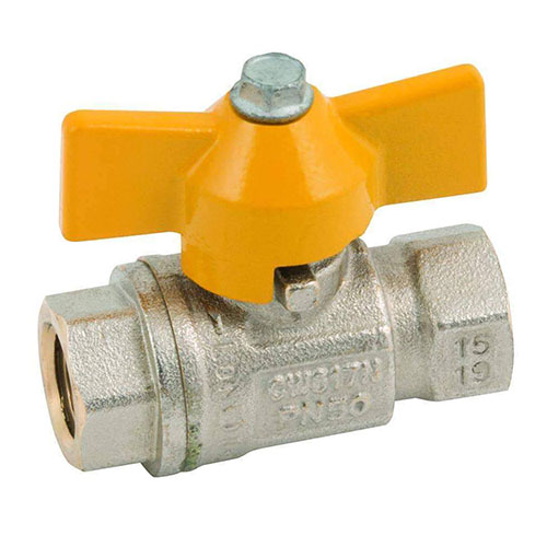 BERLIN 1/4 BALL VALVE ** F/F ** BUTTERFLY HANDLE
