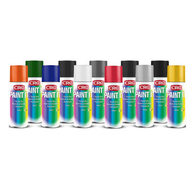 CRC PAINT-IT BLACK SATIN AEROSOL