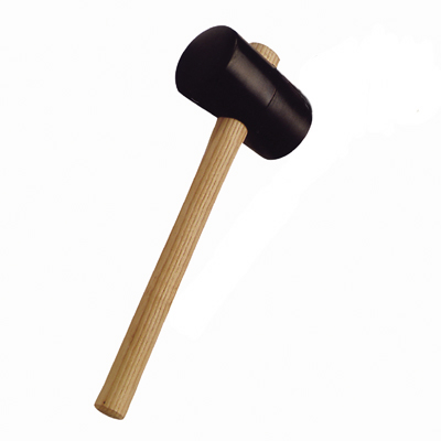 ENCO 16oz BLACK RUBBER MALLET