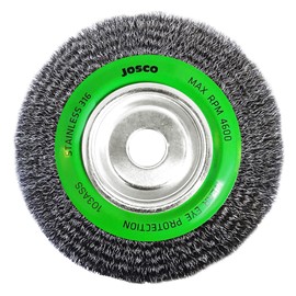 JOSCO 200 x 19 STAINLESS STEEL WIRE WHEEL