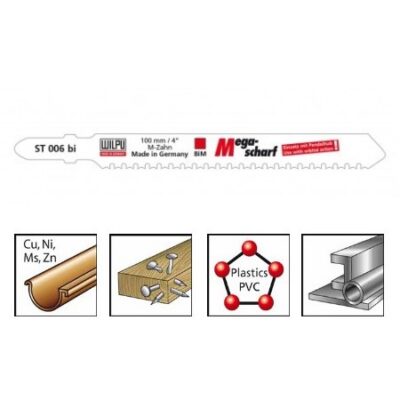 WILPU ST006 BI METAL M TOOTH SABRE SAW BLADE