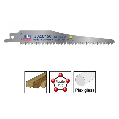 WILPU 3023/150 HCS/CV SABRE SAW BLADE