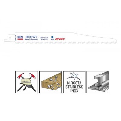 WILPU 3050/225 BI METAL SABRE SAW BLADE