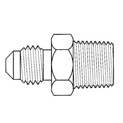 TITON 48X5X2 MALE FLARE UNION