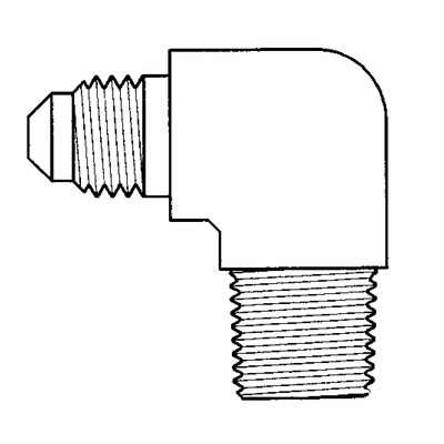 TITON 49X8X6 MALE FLARE ELBOW