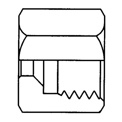 TITON 61X3 COMPRESSION NUT