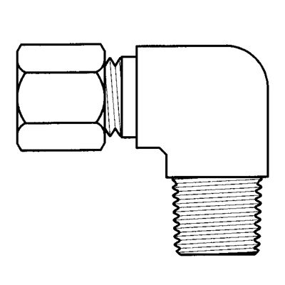 TITON 69X6X4 MALE COMP ELBOW