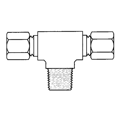 TITON 72X6X4 MALE BRANCH TEE