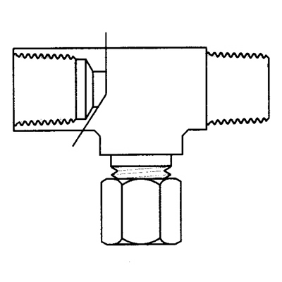 TITON 76X2X2 M/F RUN TEE