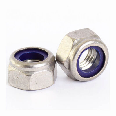 METRIC ZINC PLATED NYLOC NUTS