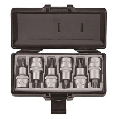 FORCE 1/2DRV 6PC TORX SOCKET BIT SET