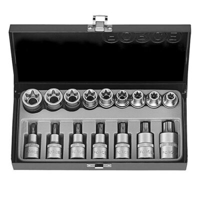 FORCE 1/2DRV 16PC TORX SOCKET BIT SET