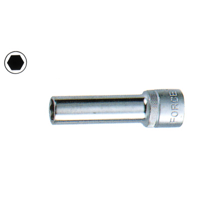 FORCE 13mm 1/4DRV 6PT DEEP SOCKET