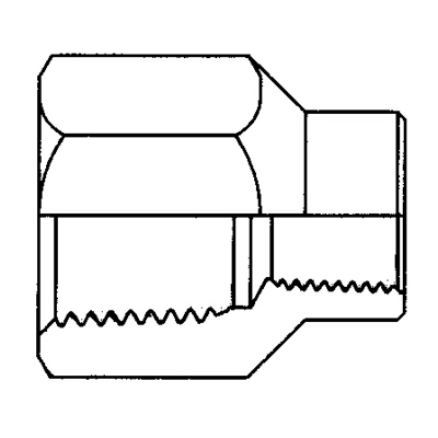 TITON 3304X12X8 REDUCING SOCKET