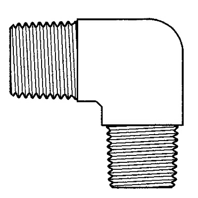 TITON 3600X8X8 1/2 M/M ELBOW