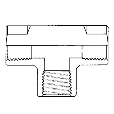 TITON 3700X6 FEMALE TEE