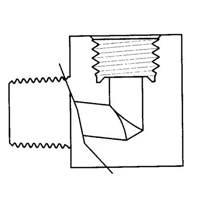 TITON 400X5X4 INV/FLARE ELBOW