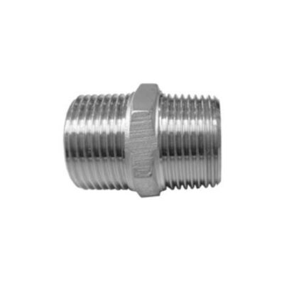ST/ST T316 3/4" BSP HEX NIPPLE