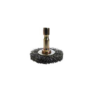 JOSCO BRUSH WHEEL 40MM X 5 6.3mm HEX SPINDLE