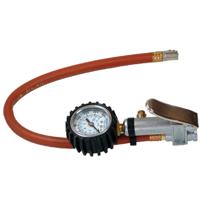 TYRE INFLATOR WITH 50mm GAUGE DUAL HD CHUCK