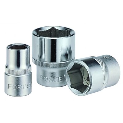 FORCE 1/4DRV 7/16" 6PT SOCKET